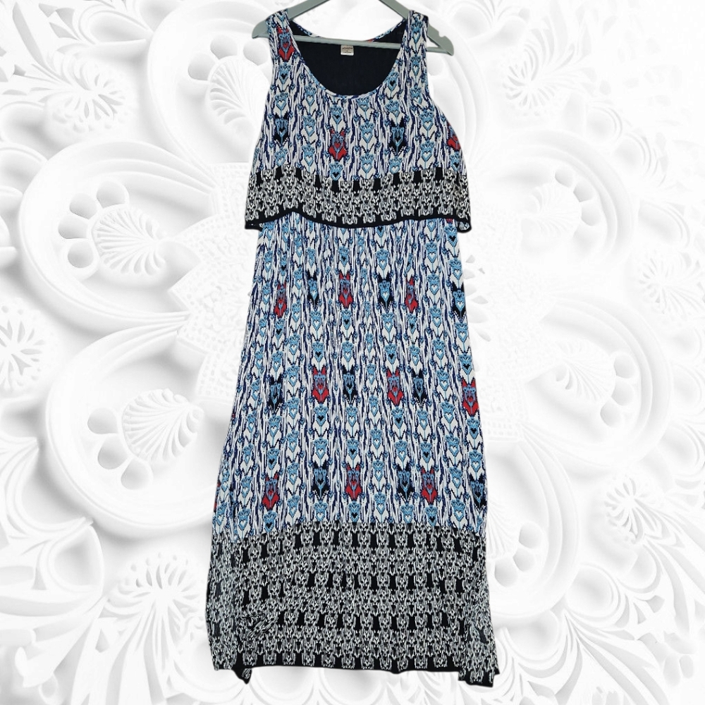 Bila Multicolor Patterned Maxi Dress